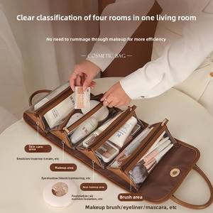 NFS Luxury Storage Kosmetik tasche für Frauen Nischen design Große Kapazität für Kultur beutel Make-up-Tasche - Product Image 2