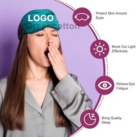 Individuelle Logo-Seidenschlafmaske als Partygeschenk, Lichtblockierende und Atmungsaktive Schlafmaske, Erste Wahl für Geburtstagsgeschenke