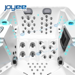 JOYEE Chine usine bas <span class=keywords><strong>prix</strong></span> haute qualité en plein air rectangle massage bain à remous <span class=keywords><strong>spa</strong></span> combo massage <span class=keywords><strong>spa</strong></span> pour <span class=keywords><strong>4</strong></span> personnes - Product Image 4