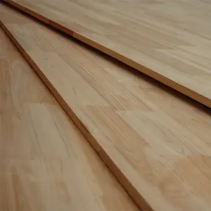 Papan Sambungan Jari Kayu Karet 14Mm untuk Digunakan Papan Mebel