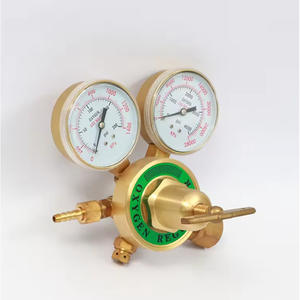 Reguladores de Presión de Oxígeno CGA540 y Acetileno CGA510 Estilo Americano, Kit de Soldadura y Corte ES250, Manómetro de Oxígeno, Válvula Reductora de Presión - Product Image 2