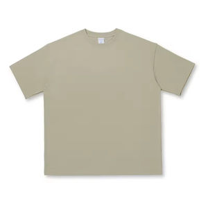 יצרן ביגוד מותאם אישית 310 gsm כבד משקל 100% כותנה חולצות t גודל טיפה הכתף t חולצה לגברים - Product Image 5