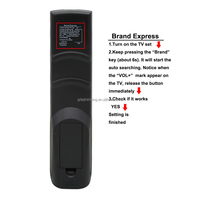 Control Remoto Universal IR RM-L1120+X PLUS para Todos los Televisores LCD LED HD 3D de Todas las Marcas, para Samsung, para Sony, para LG, Control Remoto para Televisores Inteligentes Android
