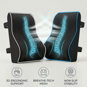 Coussin de soutien lombaire en mousse à mémoire de forme YUE RISE pour chaise de bureau et chaise de gaming, idéal pour soulager les douleurs du bas du <span class=keywords><strong>dos</strong></span> (vente en gros) - Product Image 1