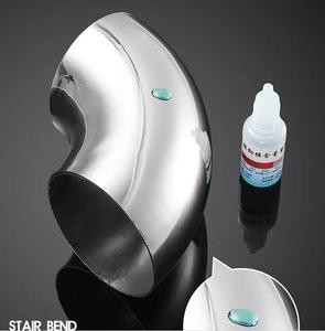Accessoires de voiture Tuyau d'échappement automobile Le silencieux se transforme en acier inoxydable 2.5 <span class=keywords><strong>Coude</strong></span> de 63mm Tuyau à angle de 90 degrés Diamètre réduit - Product Image 4