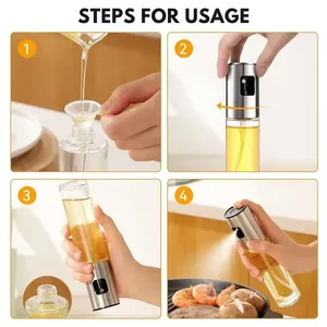 Dropshipping Products 2026 Glass <b>Oil</b> Sprayer Cooking Olive Spray <b>Mister</b> for Salad BBQ Kitchen Baking Dropshipping Agent - Product Image 3