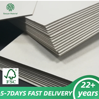 Vente en gros de feuilles de carton gris sur mesure A4 A3 A2 1000 g/m² pour l'emballage et la papeterie