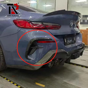 Kohlefaser-Luft klinge für BMW 8er G14 G15 G16 <span class=keywords><strong>M</strong></span> Sport Hecks toß stange Luft klinge Hecks toß stange Entlüftung dekoration Karosserie-Kit. - Product Image 6