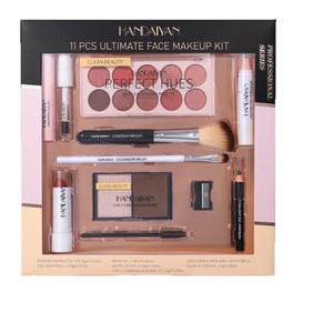 Set de Maquillaje Labial Líquido <span class=keywords><strong>HANDAIYAN</strong></span>, Kit de Color Facial Intenso y Altamente Pigmentado, Máscara de Pestañas Completa a Prueba de Agua - Product Image 4