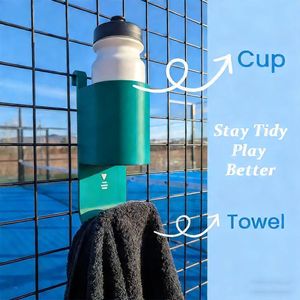 Soporte de Pared para Pelotas de Tenis Azul de Carbono 18k, Aprobado por la USAPA, Precio de Fábrica, Ayuda de Entrenamiento, Material PP Duradero, Uso en Interiores - Product Image 5