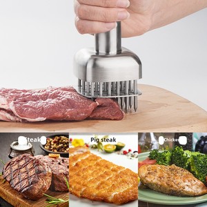 Ablandador de carne de acero inoxidable 304 al por mayor, artefacto para romper tendones, herramienta para carne asada, martillo de aguja para carne para uso doméstico - Product Image 1