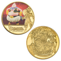 Offre Spéciale : Pièces Commémoratives Dragon Ball, Pièces d'Anime Son Goku et Vegeta, Pièces en Métal Moulé Sous Pression et Cadeaux Associés pour Collectionneurs