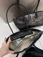 Sacs à main pour femmes en cuir véritable motif crocodile de haute qualité, nouvelle mode 2026, sacs à bandoulière en cuir de vachette pour dames, fabriqués en Chine