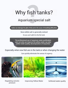 SUNSUN 500g Instant <strong>Aquarium</strong> Water Purification <strong>Salt</strong> Eco-Friendly Cylinder-Shaped Special <strong>Salt</strong> for Yellow Water Softening - Product Image 2