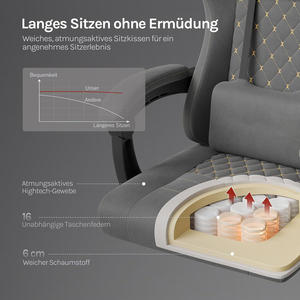 Silla Gamer Giratoria RGB de Diseño Moderno y Lujoso con Función de Masaje, Muebles para Juegos de Computadora, Scorpion 2 Pro Ps5, Silla de Juego Scorpion - Product Image 6