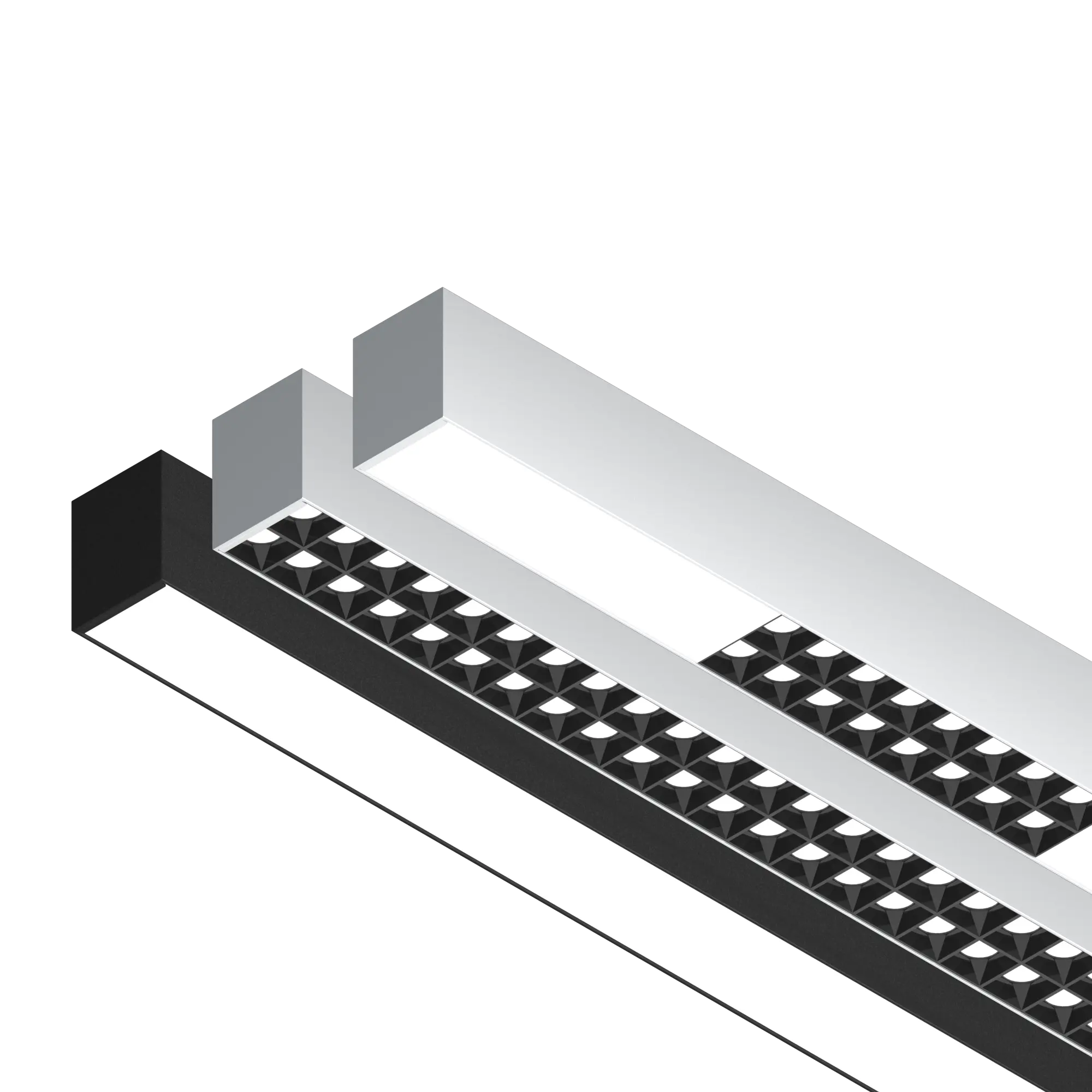 Hlinear L6480-L-P-L551 EVOLINE serisi LED doğrusal ışık 2023 yeni gelenler LED ince lineer asma tavan aydınlatma CCT ayarlanabilir