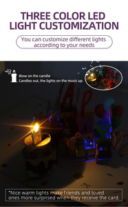 Cartões de Aniversário Personalizados em Papel 3D Feitos à Mão com Corte a Laser, Impressão Offset, Design Pop-up e Verniz Fosco - Product Image 5