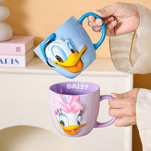 <span class=keywords><strong>Taza</strong></span> de Cerámica con Relieve 3D de Mickey Mouse, <span class=keywords><strong>Taza</strong></span> de Agua Creativa para el Hogar, para Parejas, Regalo Perfecto para los Fanáticos de Mickey - Product Image 3
