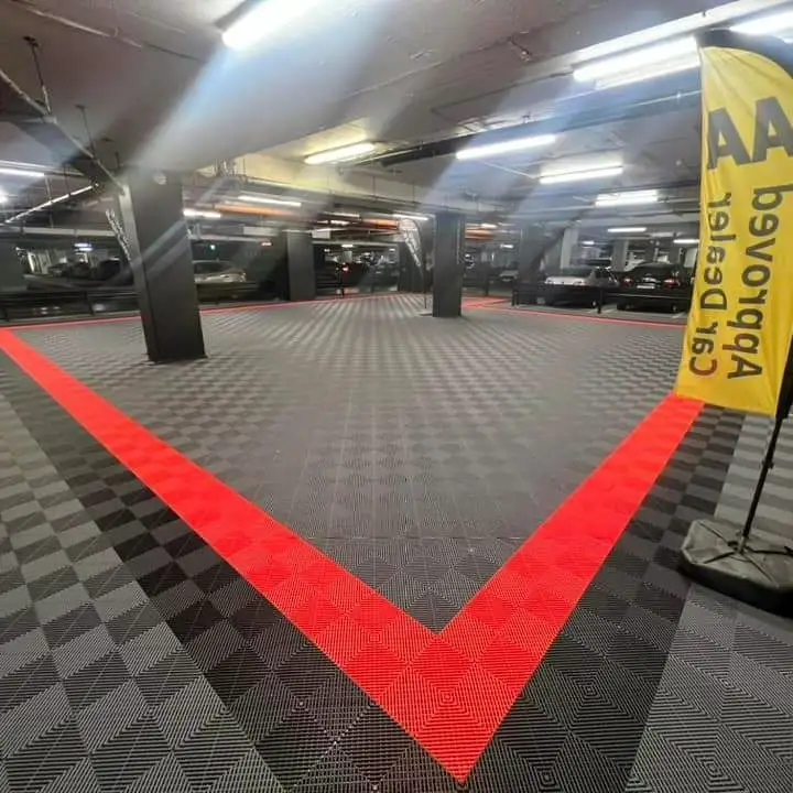 Garagenbodenfliesen Industrie-Bodenmatte Arlott Bestseller Hochleistungs-PVC-Dekorationsmaterial 18 europäischer Vinyl-Bodenbelag