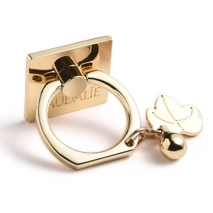 Soporte de Anillo para Teléfono Móvil de Lujo, Chapado en Oro, Fundido a Presión, Moderno, Duradero, con Logotipo Personalizado y Colgante - Product Image 4