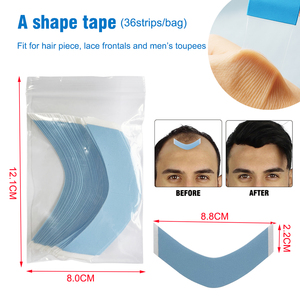 Rubans adhésifs personnalisés double face, imperméables, transparents, invisibles, à forte adhérence pour l'installation de perruques en dentelle, de toupets et d'extensions capillaires - Product Image 2