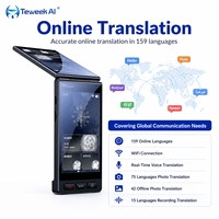 Traductor de Doble Pantalla con IA M90pro, 159 Idiomas, Traducción en Línea y Fuera de Línea, Grabación de Voz y Fotos, Dispositivo de Bolsillo para Viajes y Negocios
