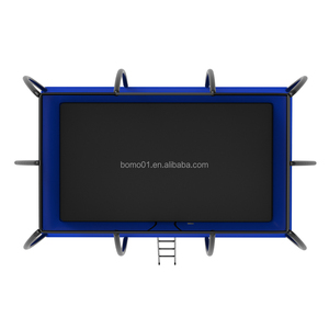 <span class=keywords><strong>Trampoline</strong></span> rectangulaire de grande taille Zoshine, 17 pieds de long, 10 pieds de large, <span class=keywords><strong>trampoline</strong></span> de gymnastique carré avec <span class=keywords><strong>filet</strong></span> de sécurité et poteau incurvé - Product Image 6