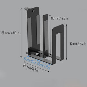 Supporto da Parete per Laptop JH-Mech in Acciaio Nero, Capacità fino a 10 kg - Product Image 2