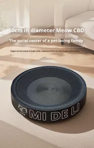 Cama para Gato Branca e Amarela, Arranhador de Papelão Ondulado de Grande Diâmetro, Resistente ao Desgaste e que Não Danifica as Garras - Product Image 5