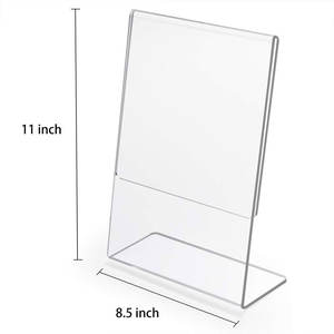 スーパーマーケット用の透明なアクリル値札ホルダー、棚用の透明なミニアクリル値札ラベルディスプレイスタンド - Product Image 6