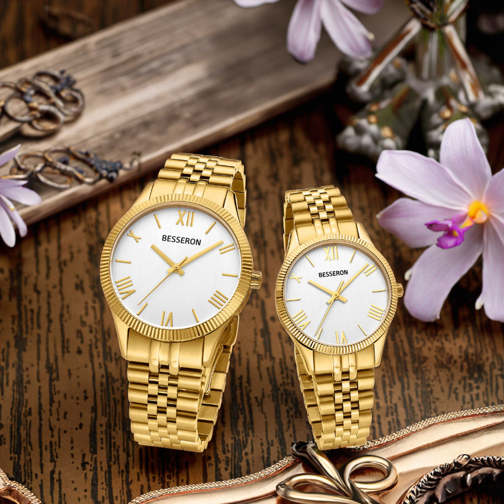 Gold Plated Mens Gold Watches Under 200 18K Gold Watches Plated