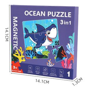 Livre de puzzle magnétique éducatif pour la maternelle, livres pour enfants, jouets de puzzle Tangram éducatifs pour les enfants, garçons et filles - Product Image 6