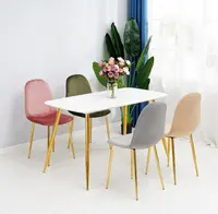 Современный дизайн, дешевая мебель для столовой, черный обеденный стол, 6 мест, обеденный стол