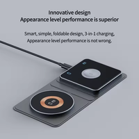 2-in-1 15W Schnelles Kabelloses Ladegerät Faltbare Magnetische QC3.0 All-in-One Ladestation für Mobiltelefone Uhren & Kopfhörer