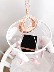 Ballots etsy kaaba cadeau musique personnalisée suspendu musulman <span class=keywords><strong>rose</strong></span> islam lit d'enfant crèche feutre bébé coran mobile pour berceau - Product Image 5