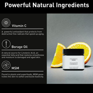 <span class=keywords><strong>Crème</strong></span> <span class=keywords><strong>Visage</strong></span> à la Vitamine C Personnalisée pour Hommes - Soin de la Peau Sèche et <span class=keywords><strong>Hydratant</strong></span> Resserre les Pores avec Effet Éclaircissant - Product Image 4