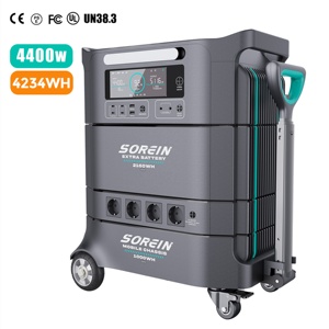 4kw 4000W 4096Wh Industrial Portable Power Station Eu Warehouse <b>Generator</b> <b>Solar</b> H1003 4kw 4000W 4096Wh Industrial Portabl - Product Image 1