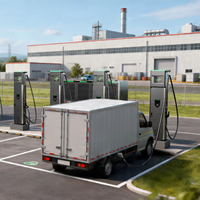 Injet Hanyuan Nuevo Cargador Modular CCS2 para Vehículos Eléctricos de 1440kW con Bajo Impacto en la Red, PF0.99, Cargador DC Ecológico para la Red Eléctrica