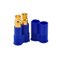 Connecteur EC8, prise bullet, 7 AWG, laiton plaqué or, pour batterie RC, ESC, liaison d'alimentation, lot en vrac pour revendeurs