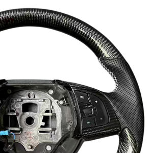YTcarbon para DS <span class=keywords><strong>DS5</strong></span>, piezas de automóviles, accesorios interiores de automóviles, estilo de carreras, volante de fibra de carbono Real personalizado - Product Image 4