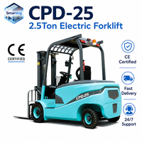Chariot élévateur électrique industriel Smartlog 2,5T 3T 4T à haute efficacité pour usine de fabrication et atelier
