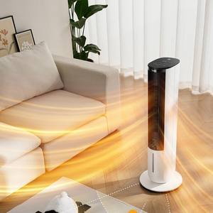 Ventilateur rafraîchisseur d'air intelligent Midea blanc 10L, vent naturel, commande vocale, oscillation, minuterie 2-8 heures, pour maison et dortoir - Product Image 1