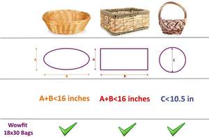 明確なセロハン特大ジャンボシュリンクラップバッグセロハンバッグクリスマスバスケット包装 - Product Image 3