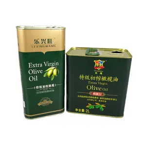Хорошая цена, 1 л 3 л квадратные металлические жестяные банки для оливкового масла, используемые для производства химикатов, Китай