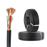 Cable de Audio Profesional para Altavoces RSPOF, Cable de 2 Conductores de Cobre Desnudo Libre de Oxígeno (OFC), Negro, para Exteriores, 12, 14, 16, 18 AWG, CE/ROHS