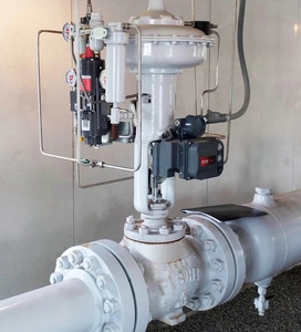 Vannes de régulation pneumatiques VRG, vanne de régulation linéaire rotative, positionneur de vanne Fisher DVC6200 pour applications de régulation du gaz naturel - Product Image 4