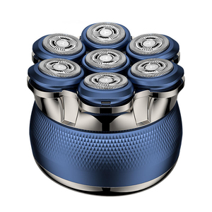 เครื่องโกนหนวดไฟฟ้าแบบพกพาสำหรับผู้ชาย 7 ใบมีด รุ่นมืออาชีพ ใช้โกนเครา ตัดแต่งขน โกนหนวด ล้างทำความสะอาดได้ สำหรับใช้ในบ้าน มาตรฐาน IPX7 - Product Image 1