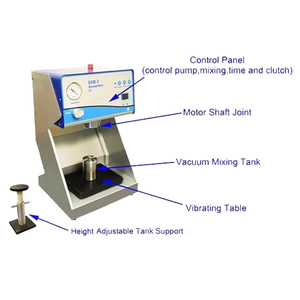 Mezcladora de Laboratorio, Mezcladora de Vacío para Lodos Pequeños con Dos Recipientes (150 y 500 ml) para la Fabricación de Electrodos de Baterías de Litio - Product Image 2