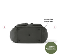 Sac à langer multifonctionnel grande capacité personnalisé en usine avec organisateur de poussette, sac fourre-tout pour maman, sacs à couches portables pour bébé