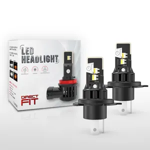Super bright V22 LED headlight h4 9007 led bulb high quality 6000lm with fan 24w h1h h4 h7 880 9006